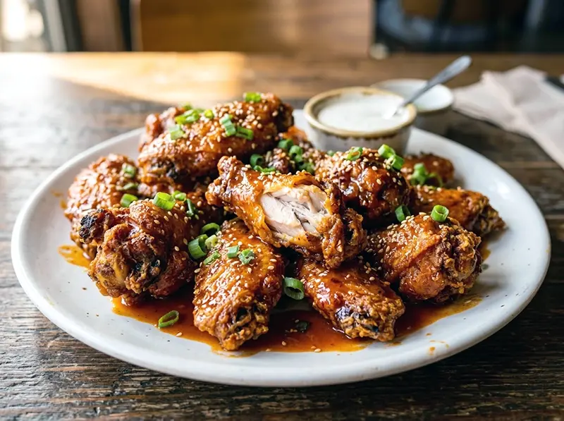 Extra Crispy Air Fryer Chicken Wings with chicken wings, baking powder and smoked paprika — USA recipe