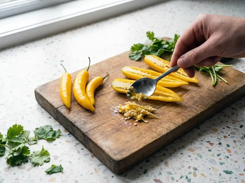 Ají criollo: sauce péruvienne au piment jaune — step 1