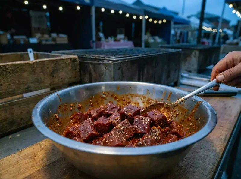 Anticuchos de Corazón — step 3