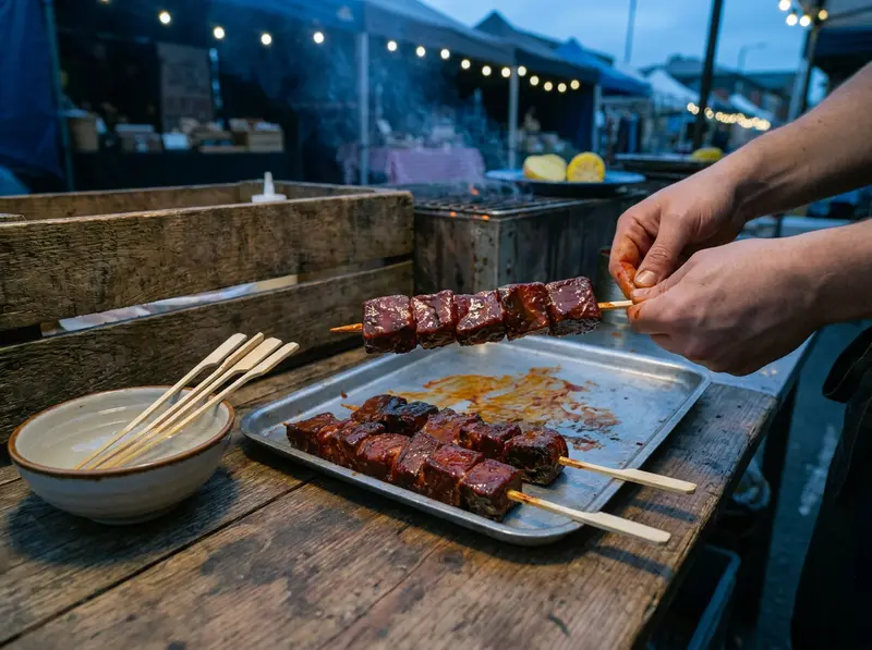 Anticuchos de Corazón — step 4