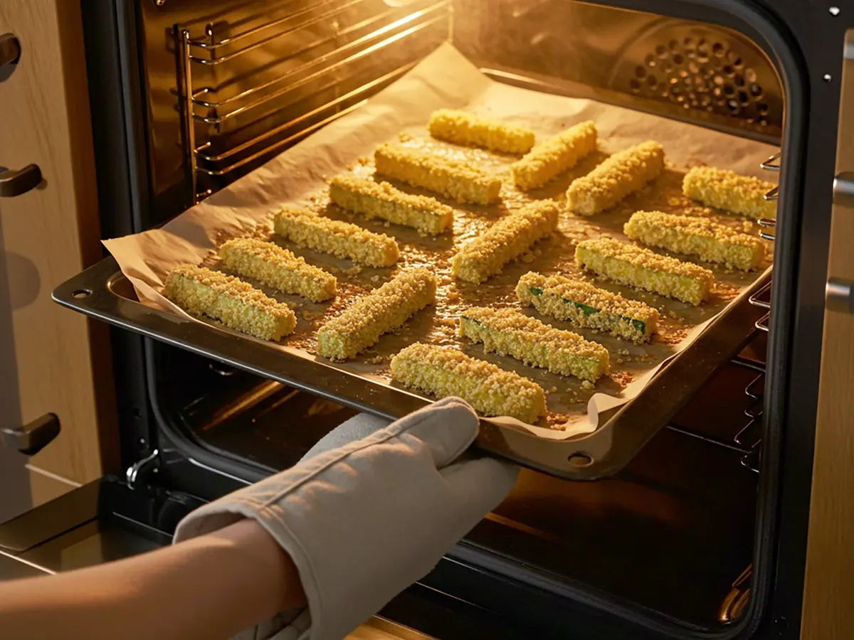 Baked Zucchini Fries step 2