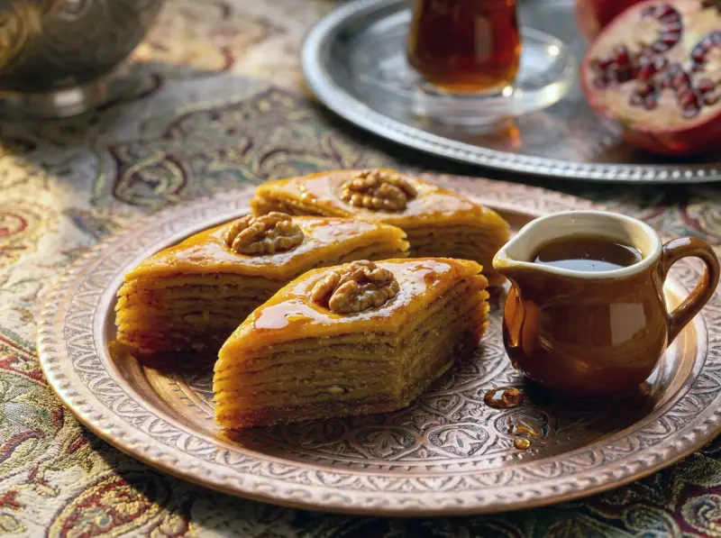 Baklava azerbaiyana (pakhlava)