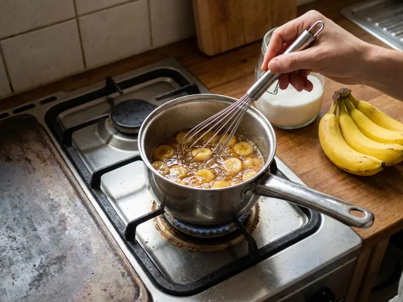 Caffè freddo con schiuma alla banana — step 1