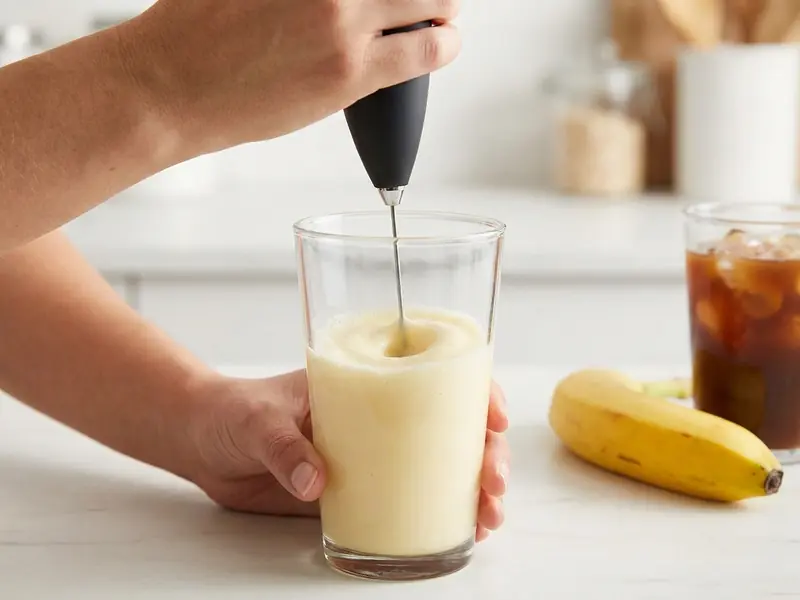 Caffè freddo con schiuma alla banana — step 5