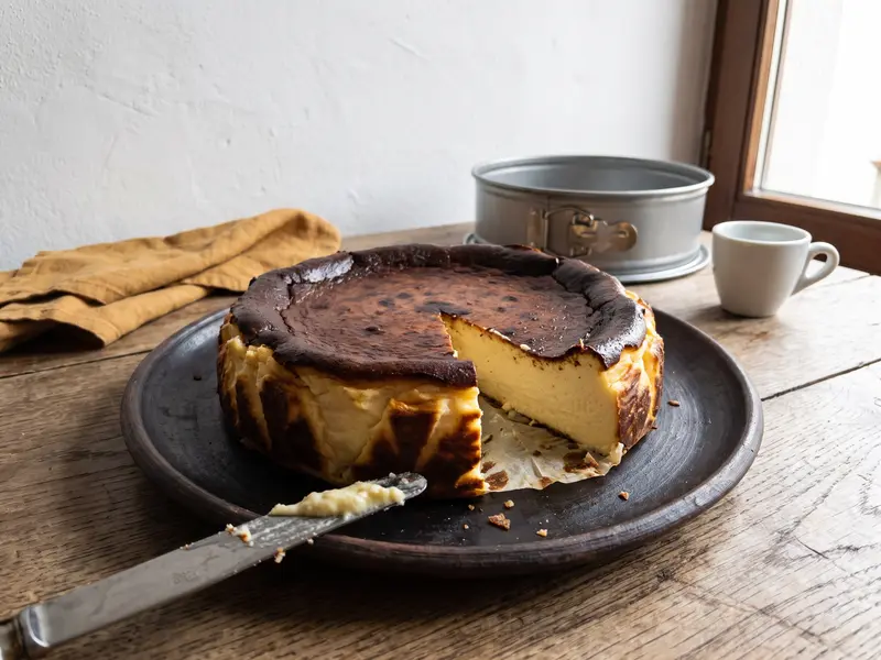 Cheesecake basca bruciata