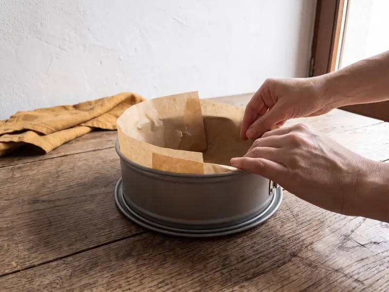 Cheesecake basca bruciata — step 2