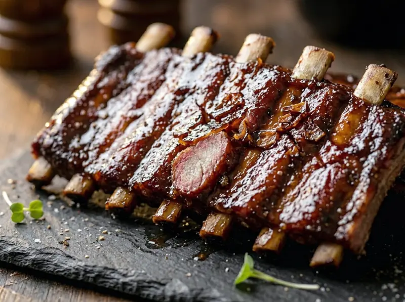 BBQ Baby Back Ribs (2-2-1 Method) with baby back ribs, brown sugar and smoked paprika — USA recipe
