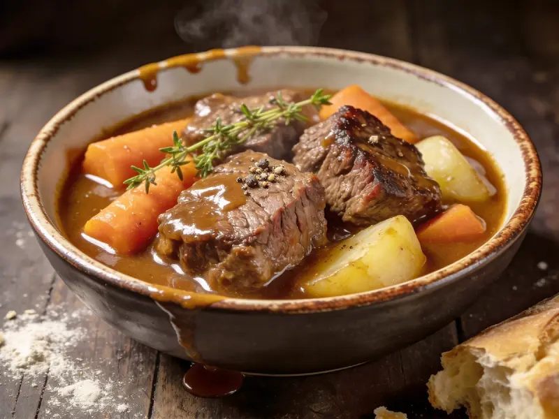 Beef Stew with beef, potato and carrot — France recipe