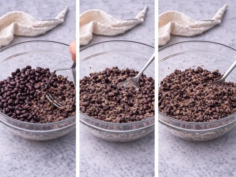 Burger de Haricots Noirs — step 2