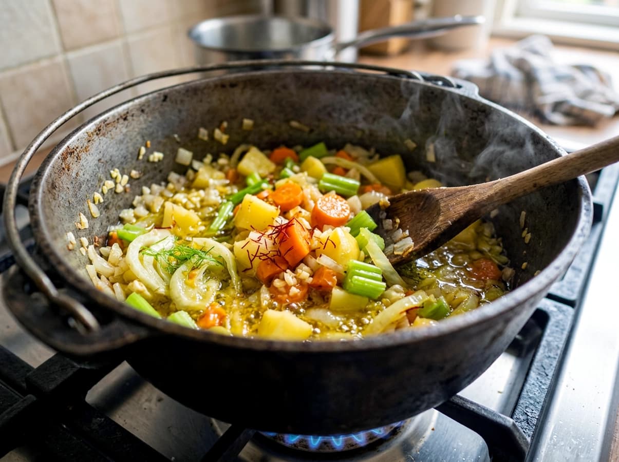 Bouillabaisse step 1