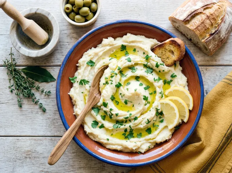 Brandade de Morue (Provençal Salt Cod and Olive Oil Spread from Nîmes)