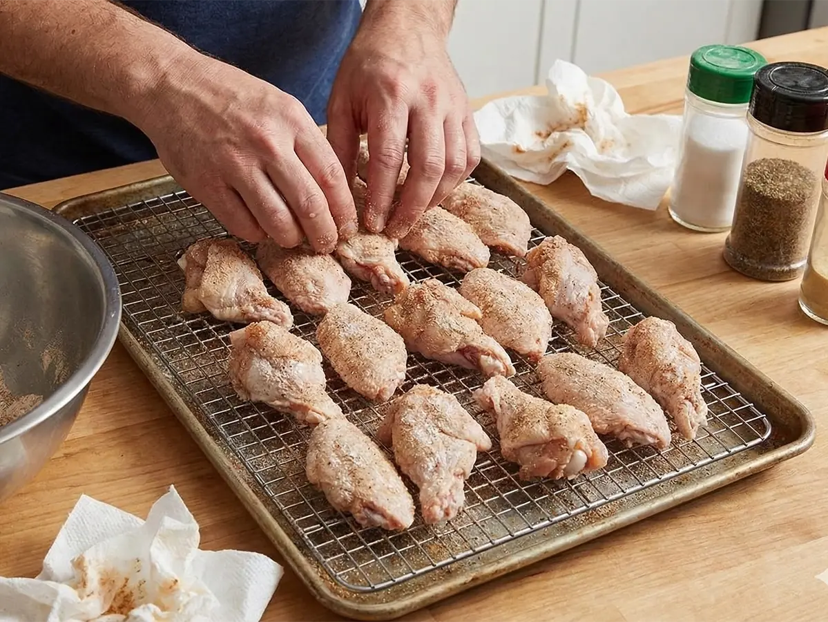 Buffalo Wings — step 1