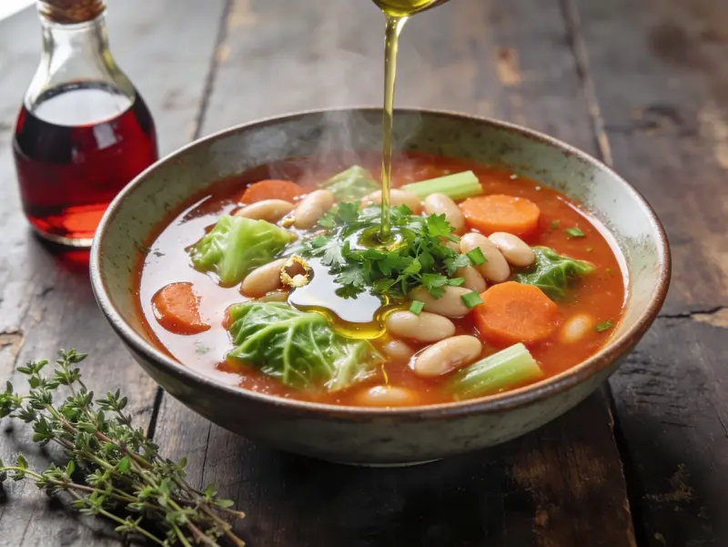 Cabbage and White Bean Soup with cabbage, cannellini beans and carrots — USA recipe