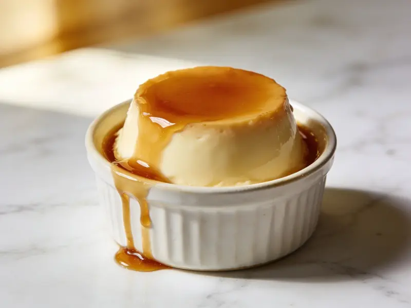 Caramel Creme with eggs, milk and sugar — France recipe