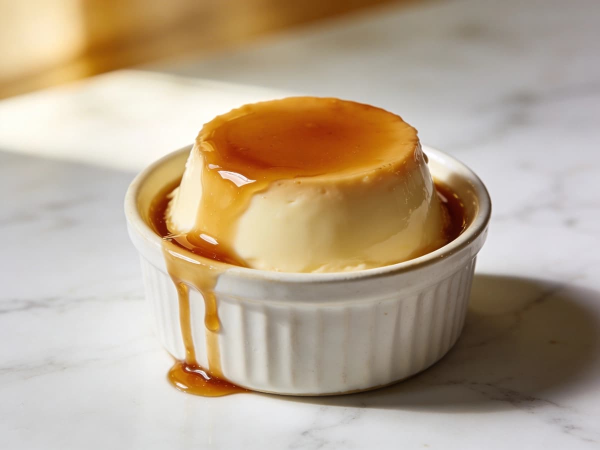 Caramel Creme with eggs, milk and sugar — France recipe