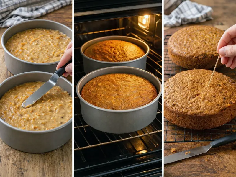 Carrot Cake with Cream Cheese Frosting — step 2