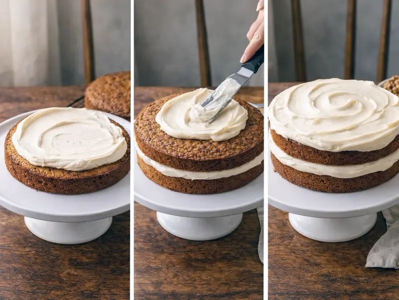 Carrot Cake with Cream Cheese Frosting — step 4