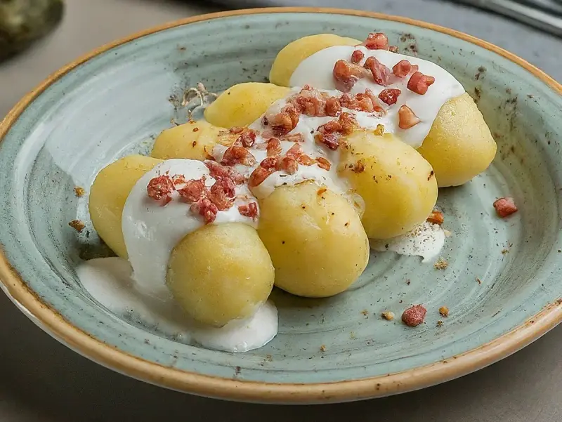 Cepelinai (Lithuanian Potato Dumplings)