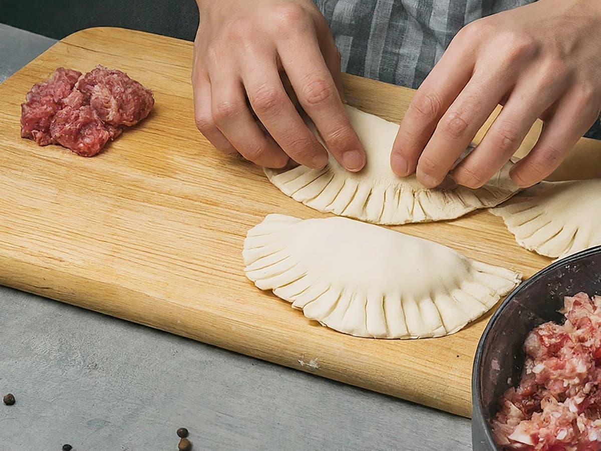 Chebureki with Meat (Georgian Style) step 1