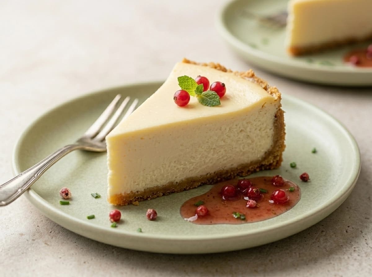 Cheesecake with butter, cheese and crackers — USA recipe