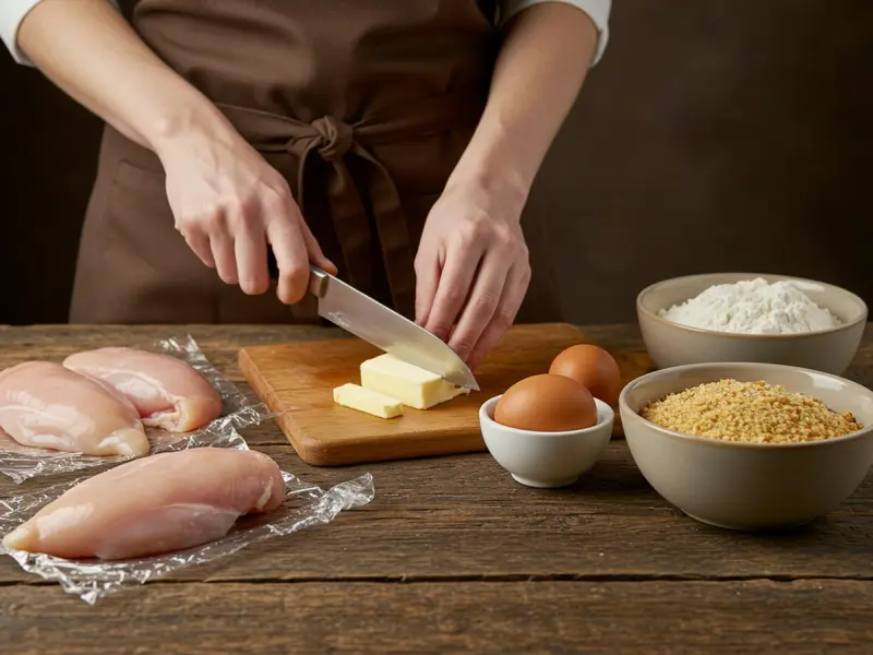 Chicken Kiev — step 2