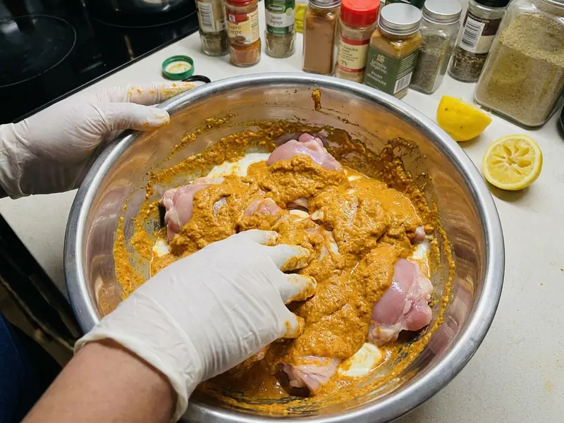 Shawarma di pollo al forno — step 2
