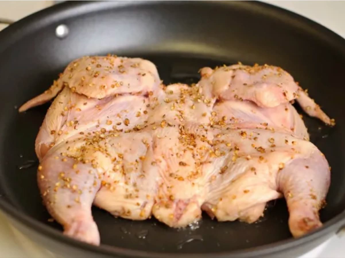 Chicken Tabaka step 1