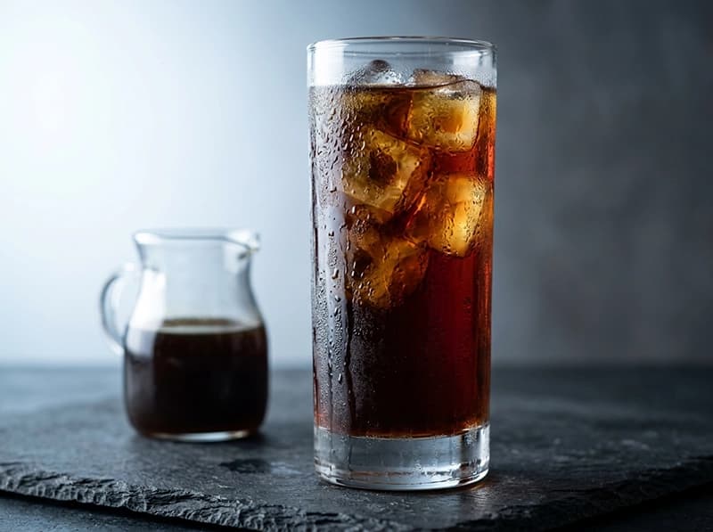 Cold Brew Coffee with whole coffee beans and cold filtered water — USA recipe