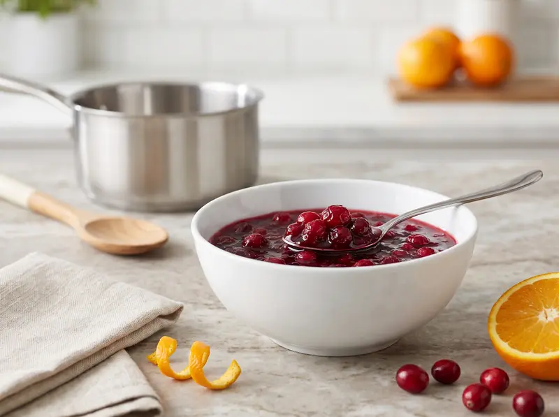 Cranberry Sauce (Homemade, from Fresh Cranberries) — Sauces and Dips · USA