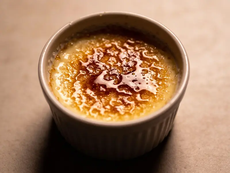 Crème Brûlée with cream, egg yolk and sugar — France recipe