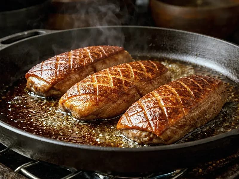 Crispy Duck Salad step 1