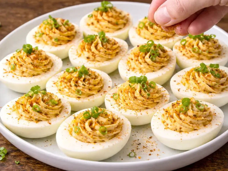 Deviled Eggs with Chipotle — step 5