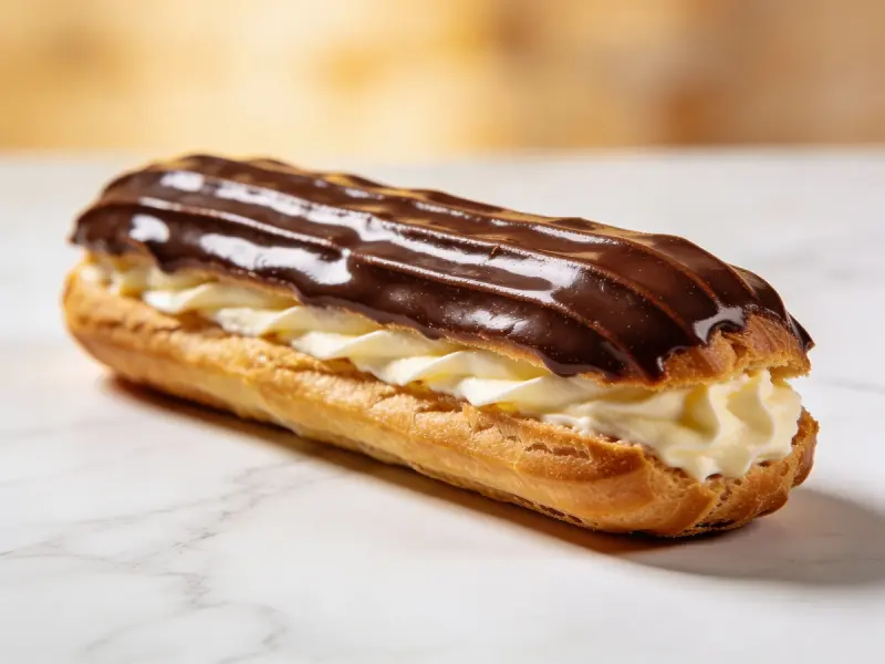 Éclair with butter, flour and egg — France recipe
