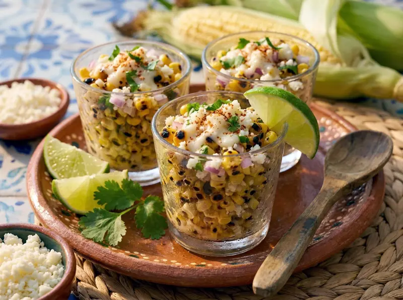 Esquites (Mexican Street Corn Salad with Cotija, Lime, and Chili)