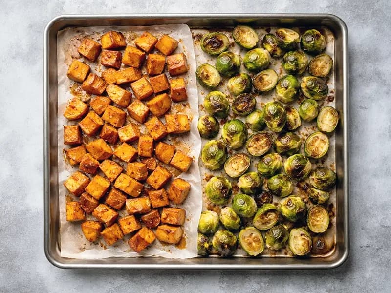 Fall Veggie Hot Honey Bowl step 1