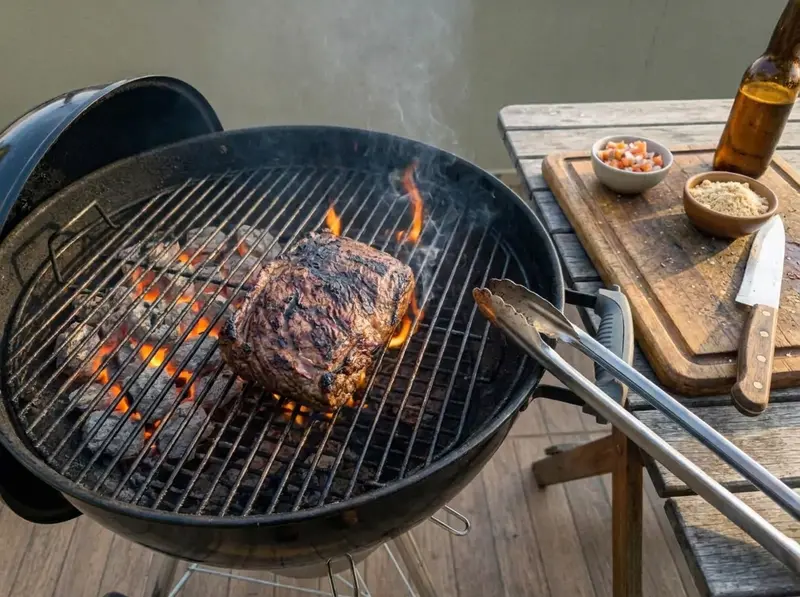 Fraldinha: brasilianisches Bavette vom Holzkohlegrill — step 6