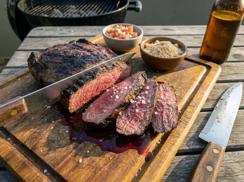 Fraldinha: brasilianisches Bavette vom Holzkohlegrill — step 7