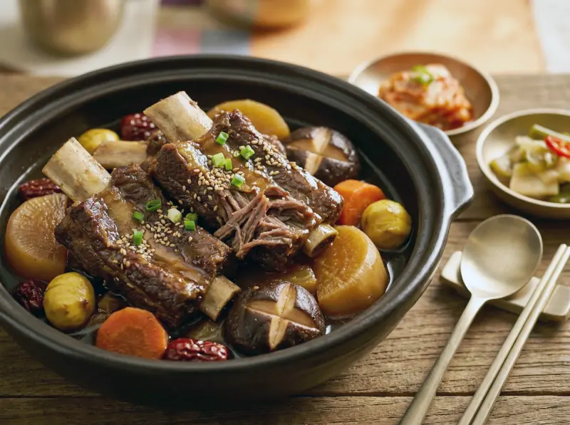 Galbi-jjim (Korean Braised Short Ribs)