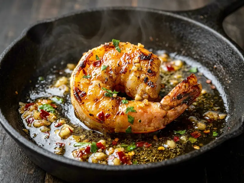 Garlic Butter Shrimp with shrimp, butter and garlic — USA recipe