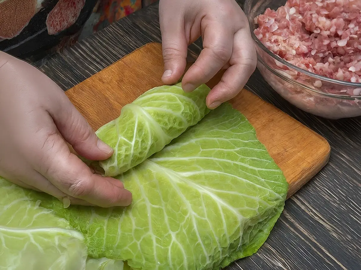 Golubtsy (Stuffed Cabbage Rolls) step 2