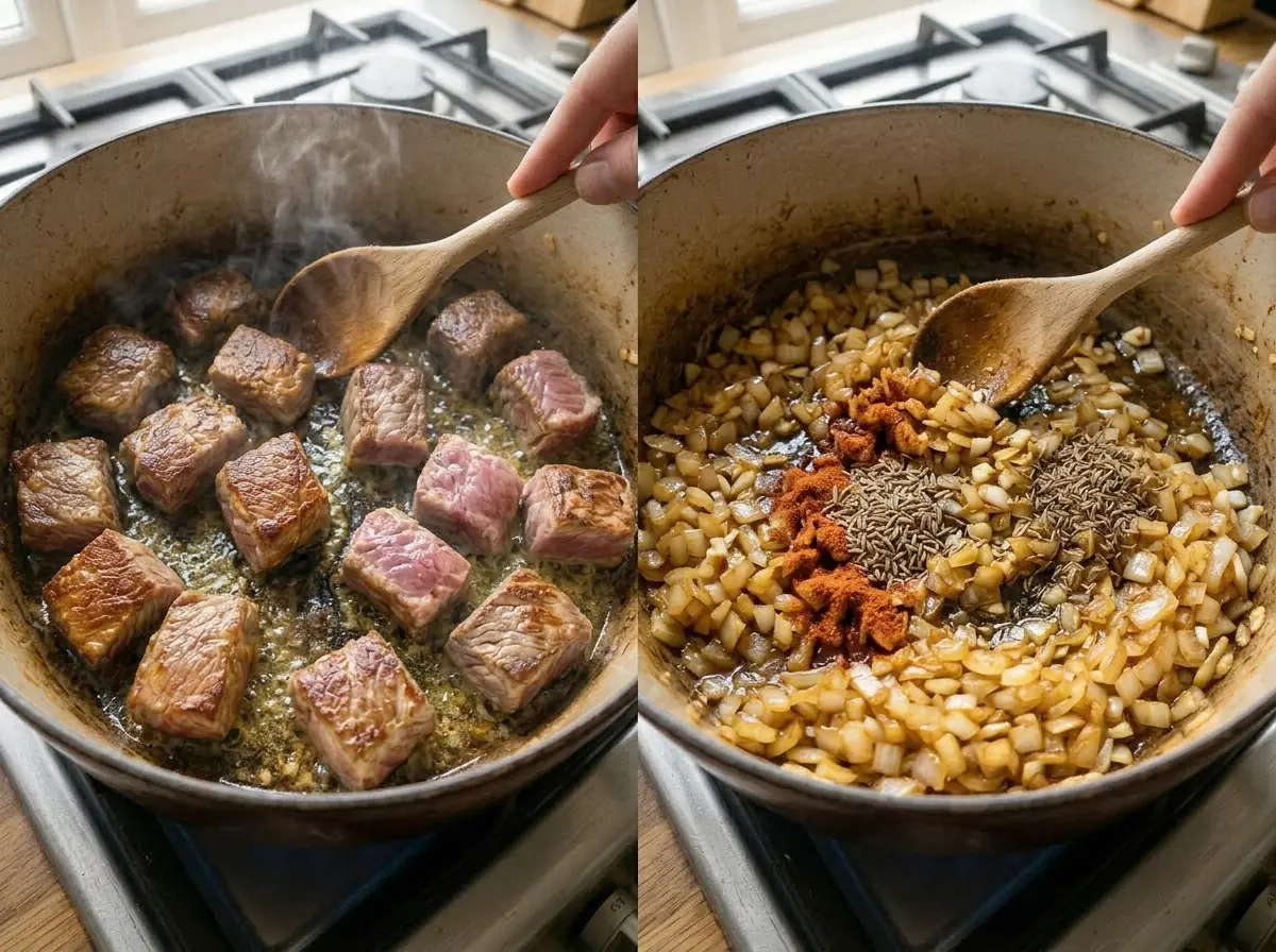 Goulash — step 2
