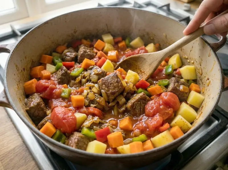 Goulasch hongrois — step 3