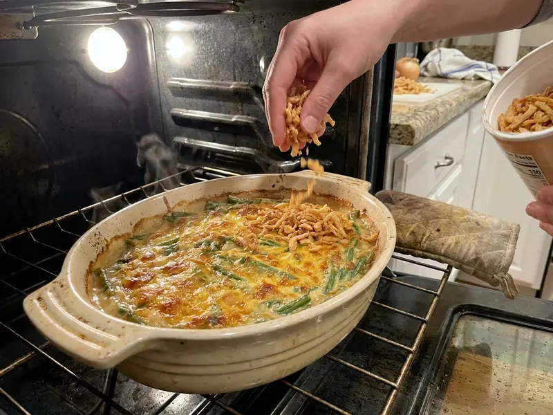 Sformato di fagiolini e funghi — step 7