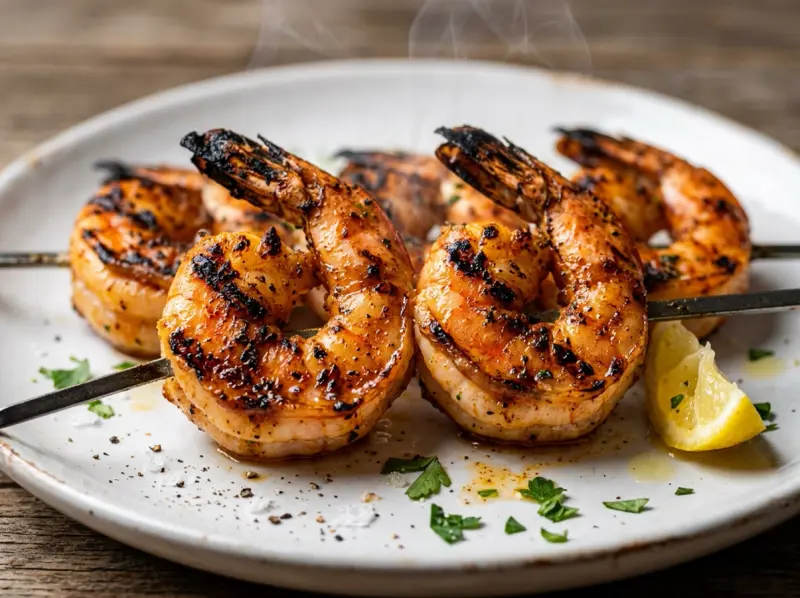 Grilled Shrimp with shrimp, garlic and lemon — USA recipe