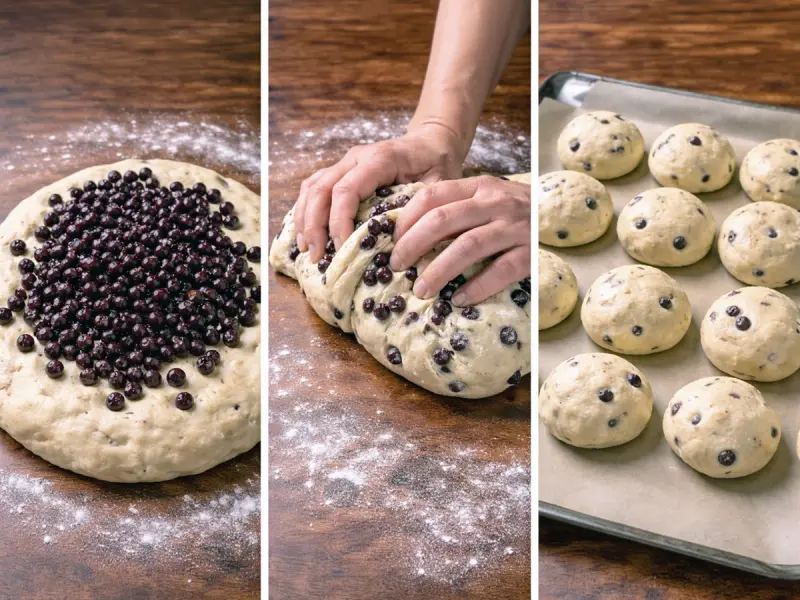 Hot Cross Buns — step 2