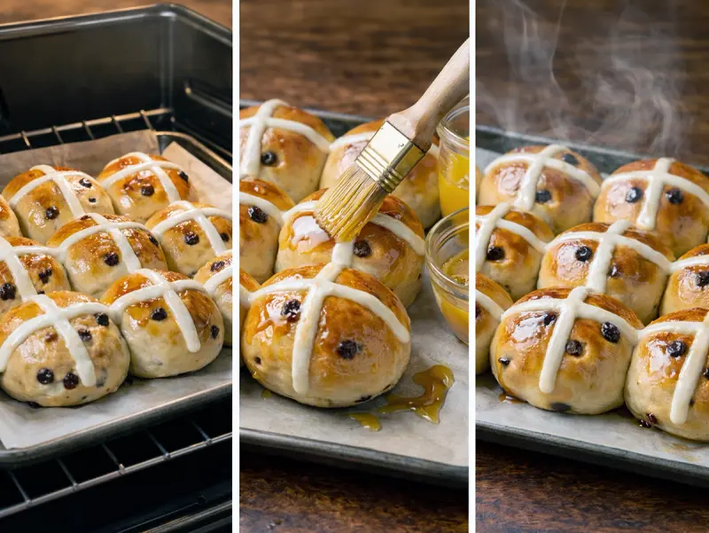 Hot Cross Buns — step 4