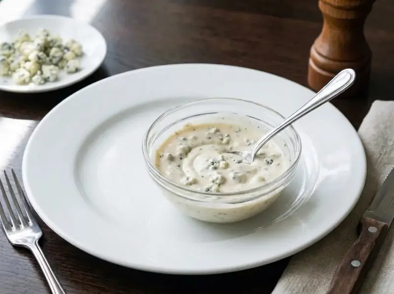 Iceberg Lettuce Salad with Blue Cheese and Herbs — step 2
