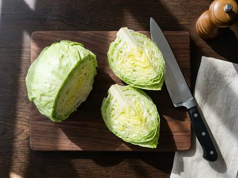 Iceberg Lettuce Salad with Blue Cheese and Herbs — step 3