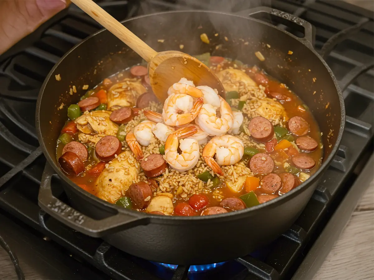 Jambalaya — step 3