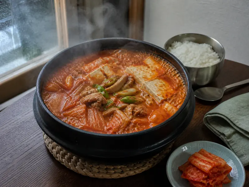 Kimchi Jjigae, stufato coreano al kimchi